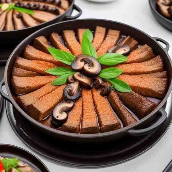 Мясные сочни с грибами